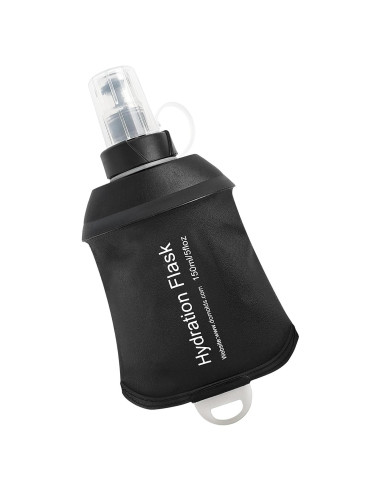 Botella de Agua Colapsable WILDREEDS 150ml Negra TPU