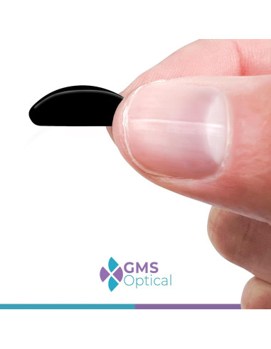 Almohadillas Nasales GMS Optical 1.3mm x 18mm - 5 Pares Negro