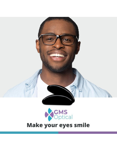 Almohadillas Nasales GMS Optical 1.3mm x 18mm - 5 Pares Negro