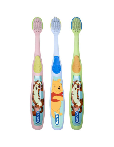 Cepillo de dientes manual Oral-B Baby Pooh 0-3 años, paquete de 3