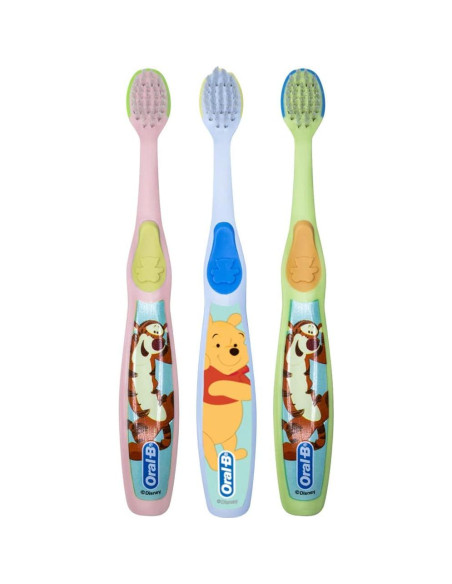 Cepillo de dientes manual Oral-B Baby Pooh 0-3 años, paquete de 3