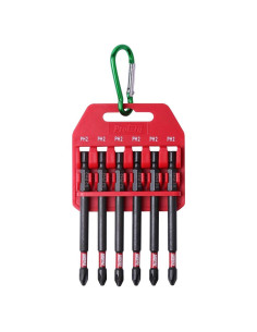 Juego de Puntas de Impacto Protorq 6 Piezas PH2 8.89 cm