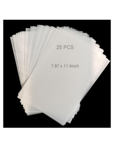 Hojas de Plástico Termocontraíble Wayyoo 25 PCS 20.3x29cm