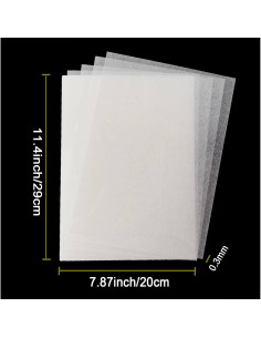 Hojas de Plástico Termocontraíble Wayyoo 25 PCS 20.3x29cm 2