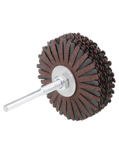 Rueda de Lijado Abrasiva Flap uxcell 80mm 80 Grano para Madera