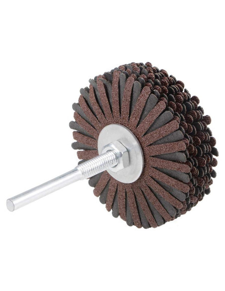 Rueda de Lijado Abrasiva Flap uxcell 80mm 80 Grano para Madera