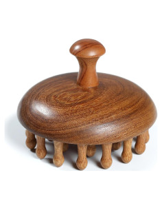 Peine de Masaje de Cuero Cabelludo iunxkmi de Sándalo 8cm