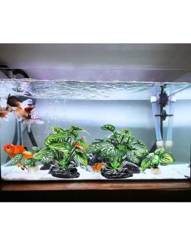 4 Plantas Artificiales para Acuario Vtapliea - Decoración Betta