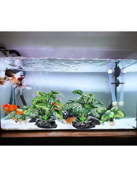 4 Plantas Artificiales para Acuario Vtapliea - Decoración Betta