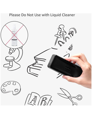 Borrador de Pizarra Blanca Amazon Basics - Paquete de 4