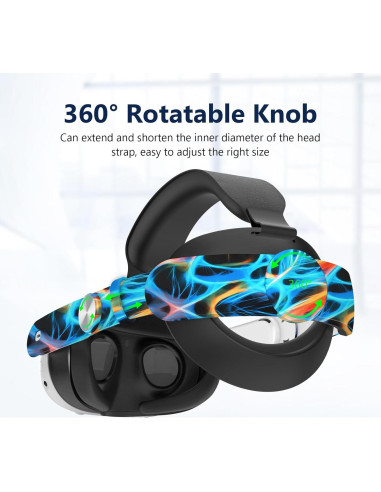 Correa de Cabeza Ajustable KANG YU para Meta Quest 3/3s