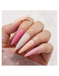 Kit de Uñas Acrílicas Makartt Stiletto Largo 240PCS Gel