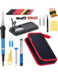 Kit de Soldador Plusivo 60W 220V, 14 en 1, Temperatura Ajustable 2