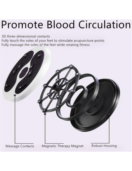 Disco de Cintura Ab Twist Funvalley Surperfect - 27.5 cm