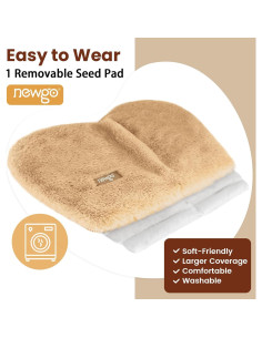 Manoplas Calentables NEWGO para Alivio de Artritis - Marrón 2