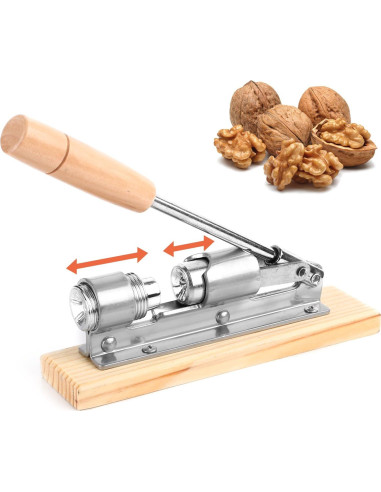Cascanueces de Alta Resistencia Anwenk con Base de Madera