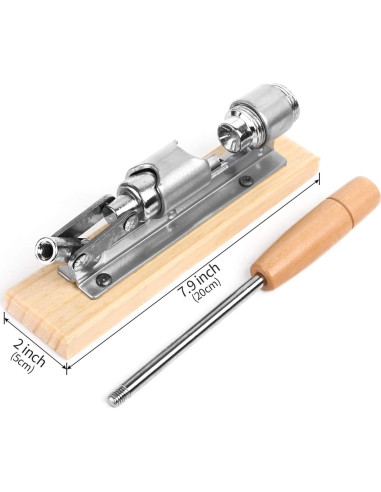 Cascanueces de Alta Resistencia Anwenk con Base de Madera