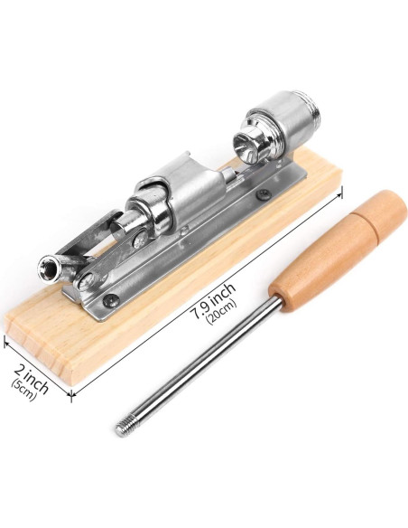 Cascanueces de Alta Resistencia Anwenk con Base de Madera
