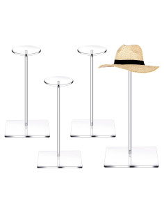 Soporte Acrílico para Sombreros Chunful - 4 Piezas 30 cm