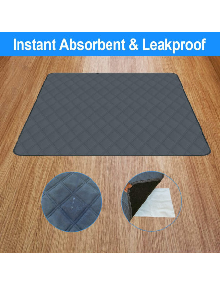 Almohadillas Lavables RIOUSSI para Perros 60x45 cm 2 Paquete Almohadillas Lavables RIOUSSI para Perros 60x45 cm 2 Paquete