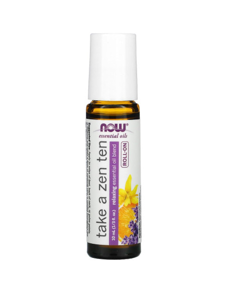 Aceite Esencial Relajante NOW Toma Un Zen Diez 10 mL