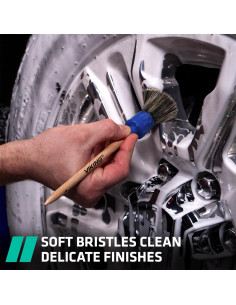 Juego de Cepillos de Detalle VIKING - 3 Tamaños, Cerdas Suaves 2