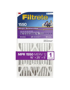 Filtro de Aire Filtrete 40x61 cm MPR 1550 Pliegue Profundo
