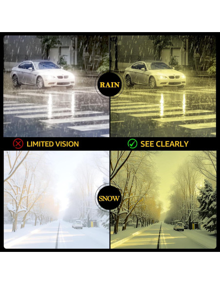 Gafas de Visión Nocturna TJUTR Lente Amarilla Polarizada Gafas de Visión Nocturna TJUTR Lente Amarilla Polarizada