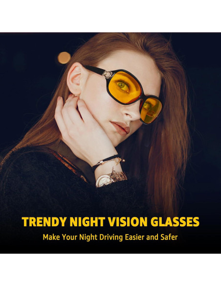Gafas de Visión Nocturna TJUTR Lente Amarilla Polarizada Gafas de Visión Nocturna TJUTR Lente Amarilla Polarizada