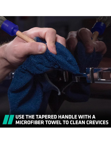 Juego de Cepillos de Detalle VIKING - 3 Tamaños, Cerdas Suaves