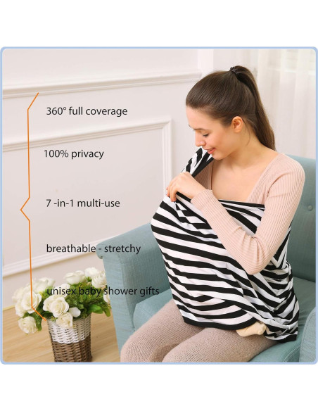 Funda Multiuso para Asiento de Coche Bebé Canopy - BBC-Cobertura de Lactancia 2022