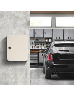 Gabinete de Llaves KYODOLED Beige con Cerradura para 20 Llaves 2