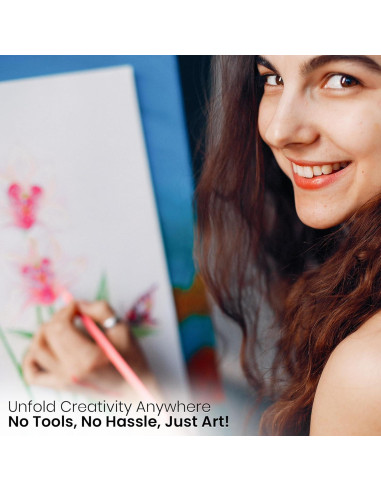 Caballete de Mesa de Madera Artistik con 3 Cajones para Arte