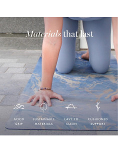 Tapete de Yoga Shakti Warrior Ajna Antideslizante 182x61cm 2