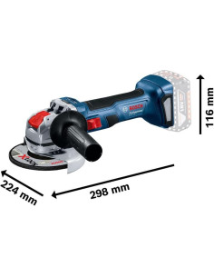 Amoladora Angular Inalámbrica Bosch Profesional GWX 18V-7 2