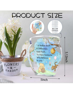 Decoración de Escritorio Acrílica Tarro de Miel Winnie Pooh 2