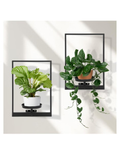 Soporte de Planta de Pared Storenization - Juego de 2 Estantes