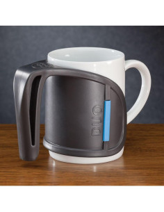 Asa de Bebida HealthSmart DUO para Tazas y Vasos - Azul 2