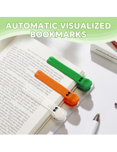 3 Marcadores Automáticos de Silicona ZZWS para Lectura 2