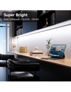 Kit de Iluminación LED Bajo Gabinete WOBANE 2m 1200lm 6000K 2