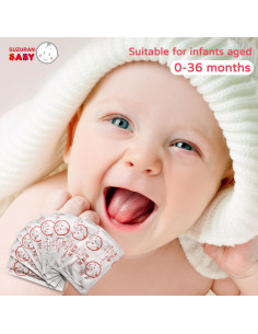 Toallitas Orales Suzuran para Bebés - 30 Paquetes Individuales 2