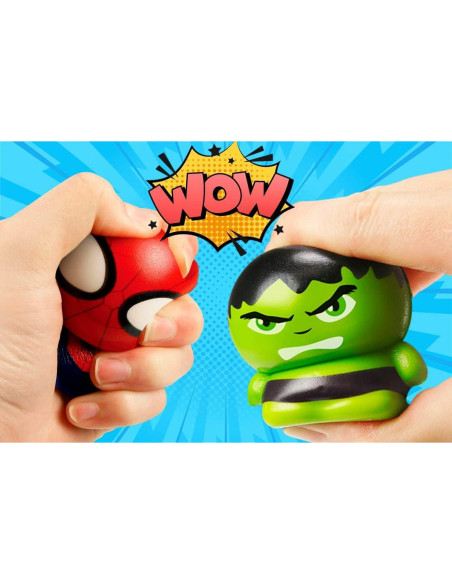 Bola de Espuma Squishy Marvel JA-RU - Superhéroes 1 Pack