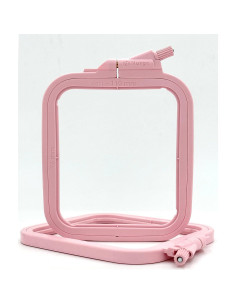 Aro de Bordado Rectangular Rosa Nurge X-Pequeño 15.7x12.2cm 2