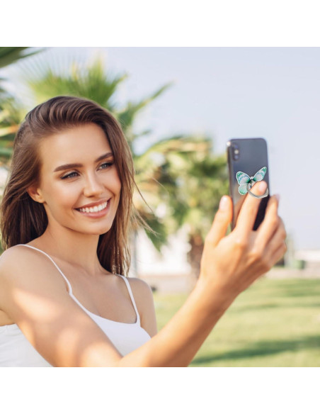 Soporte para teléfono celular WLLHYF mariposa 4 PCS 360 Soporte para teléfono celular WLLHYF mariposa 4 PCS 360