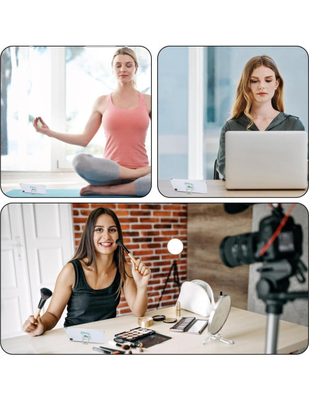 Soporte para teléfono celular WLLHYF mariposa 4 PCS 360 Soporte para teléfono celular WLLHYF mariposa 4 PCS 360