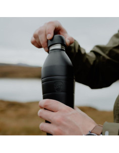 Botella Térmica KeepCup 18oz Acero Inoxidable Negra 2