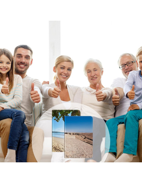 Fundas de Pasaporte Yeaqee 8 Pcs Cuero PU Personalizables