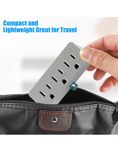 Adaptador a Tierra TENINYU 3 Patas a 2 Patas Triple Salida