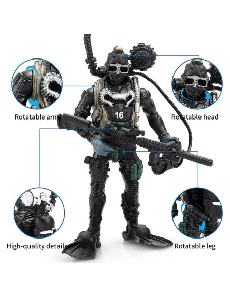 Paquete de 12 Soldados de Juguete Liberty Imports 10,16 cm Paquete de 12 Soldados de Juguete Liberty Imports 10,16 cm