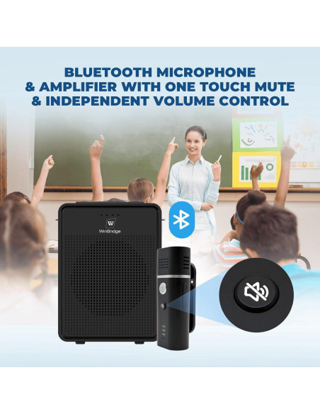 Amplificador de Voz Inalámbrico ResponseBridge B006 con Micrófono Lavalier Amplificador de Voz Inalámbrico ResponseBridge B006 con Micrófono Lavalier